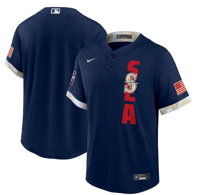 Men Seattle Mariners Blue 2021 All Star Game Nike MLB Jersey->philadelphia eagles->NFL Jersey